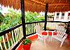 Casa Gatos 103 Guest Bedroom private terrace, Akumal-Thumbnail