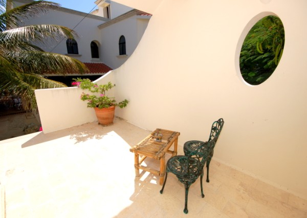 Casita private terrace facing the main house.-Thumbnail