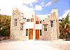 French Angel courtyard exterior, Romero Complex, Akumal-Thumbnail