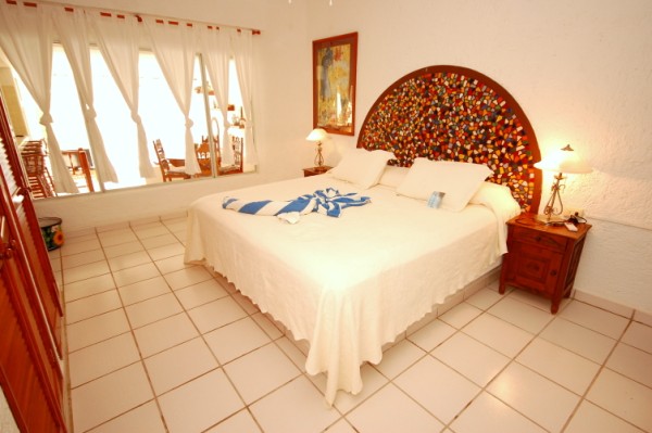 La Sirena Condos # 9, Master Bedroom, Akumal, Mexico-Thumbnail