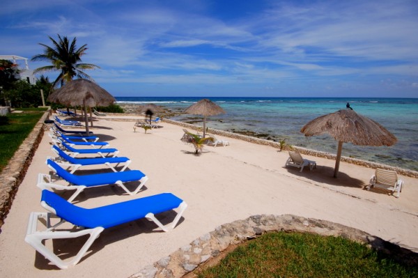 Beach area at La Sirena, Half Moon Bay, Akumal-Thumbnail