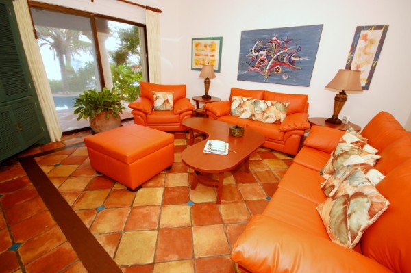 Living Room with great ocean views, Casa San Francisco, S Akumal-Thumbnail