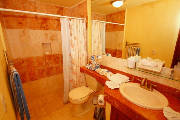 Casita 2nd Bedroom ensuite, Casa Iguana, Akumal, Mexico-Thumbnail