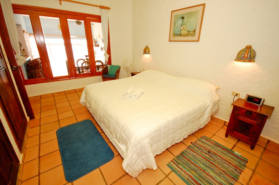 Master bedroom at La Sirena 14, Akumal-Thumbnail