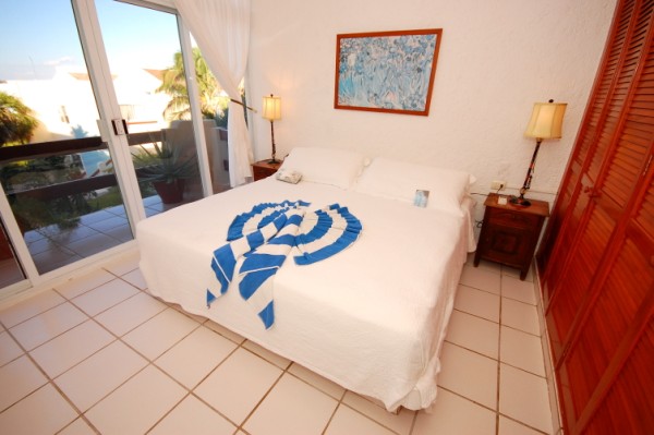 La Sirena Condos # 9, Guest Bedroom, Akumal, Mexico-Thumbnail