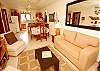 Seven Seas Condos #1 living room, South Akumal, Mexico-Thumbnail