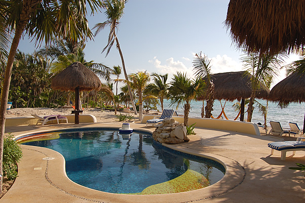 Pool view from patio area.-Thumbnail
