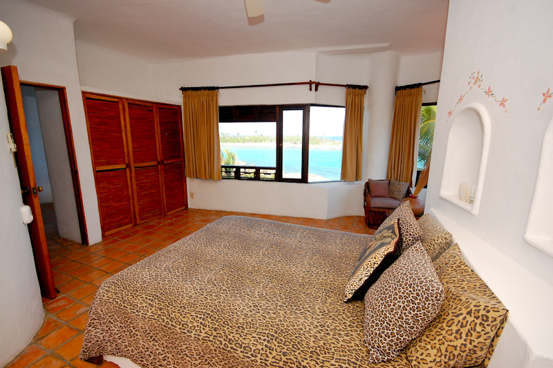 Master bedroom at Quinta Del Mar, Yalku, Akumal, Mexico-Thumbnail