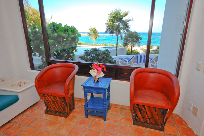 View from the living room at Quinta Del Mar, Yalku Lagoon,Akumal-Thumbnail