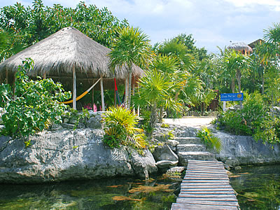 Shade Palapa and foot bridge-Thumbnail