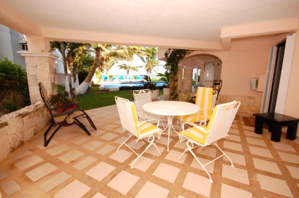 Seven Seas Condos #1 private terrace, South Akumal, Mexico-Thumbnail