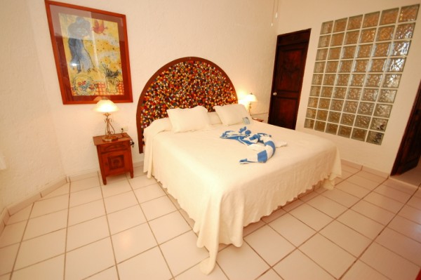 La Sirena Condos # 9, Master Bedroom, Akumal, Mexico-Thumbnail
