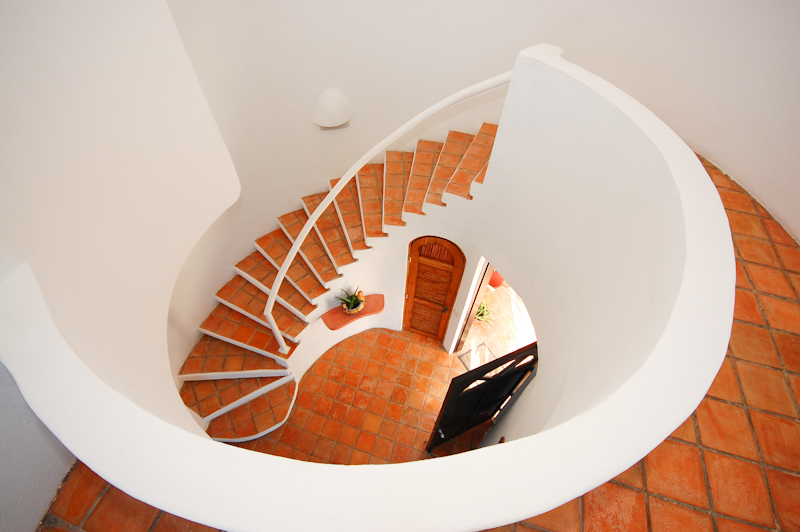 Spiral Stairs at Quinta Del Mar, Yalku, Akumal-Thumbnail