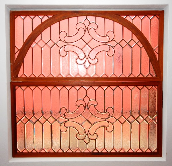 Casa Gatos 103 ornate kitchen window, Akumal-Thumbnail