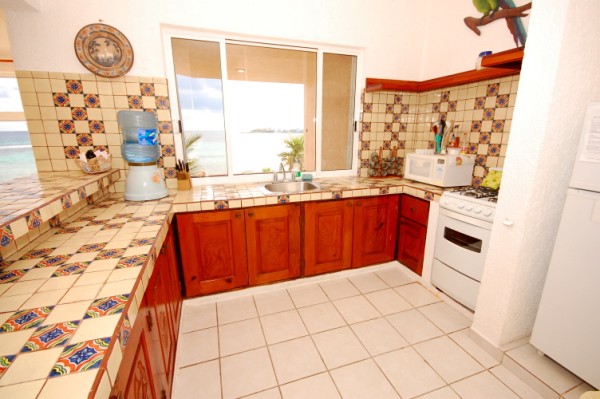 La Sirena condos # 8, fully equipped kitchen, Akumal, Mexico-Thumbnail