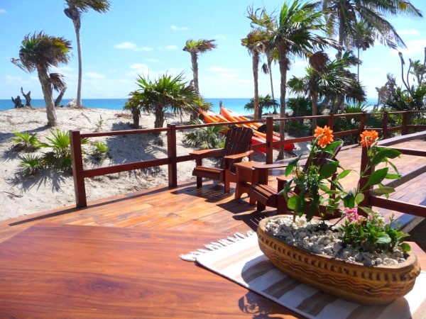 HUge wooden beachside deck-Thumbnail