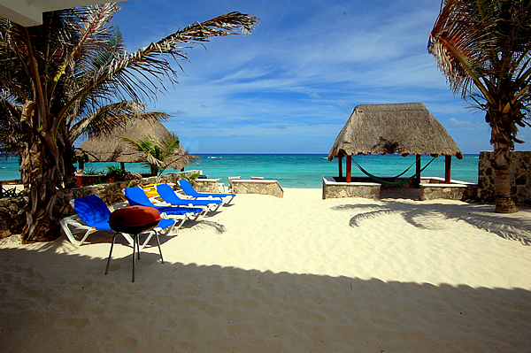 Casa Palapa, Shade Palapa and Front Beach-Thumbnail