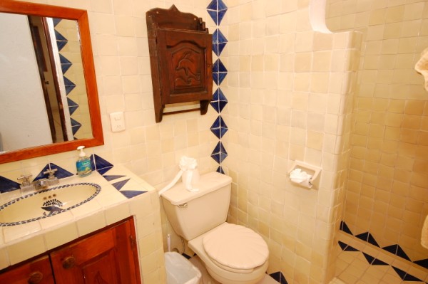 La Sirena Condos # 9, Guest Bathroom, Akumal, Mexico-Thumbnail