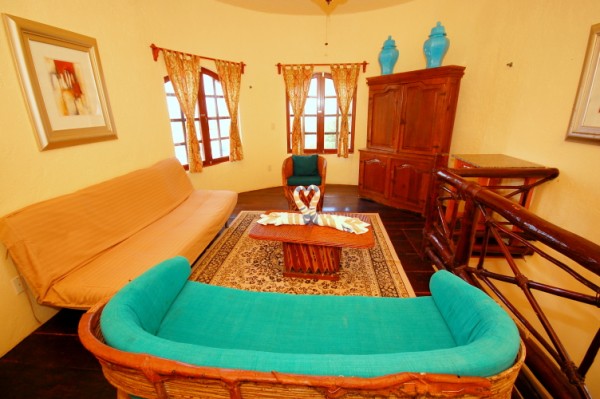 Main House upper living area, Casa Iguana, Akumal, Mexico-Thumbnail