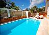 Relaxing by the pool at Villa Serenity, Aventuras Akumal-Thumbnail