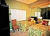 Guest room provides two twins and a TV