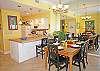 Very spacious kitchen and dining!