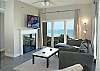 Complete with flat screen, fireplace, and gulf views!  What more can you ask for?