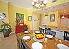 Dining area is perfect for6!