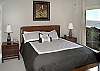 Master bed with comfy king size bed - oh, what about that view!