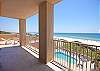 Expansive balcony provides view of miles of the emerald coast!