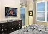 Do you really need the TV with those views?  Open the door and add sound of waves and smell of salt air to complete the true beach experience!