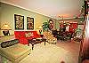 Living and dining area is spacious and beautiful!