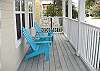 Great porches for reading a book while smelling and feeling the nice, salt air!