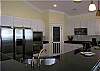 A close up of the kitchen to show the details as well as the ample counter space.