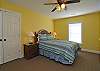 Queen Bed and Private Bathroom.