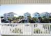 The view toward the street in front and beach access just steps from the home!