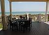 This 1st floor balcony is off the living room and overlooks the beautiful ocean and pool area below.