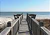 Private Dune Walkover to Beach With Benches
