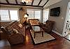 Upstairs living area