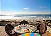 Beachfront dining