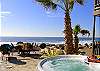 Private spa on your beachfront patio
