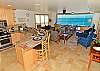 Kitchen and living room, Beachfront Only Vacation Rentals