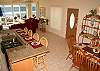 Kitchen, dining, and living room, ocean views!