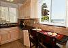 kitchen bar with ocean view