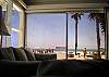 View of beach from living room