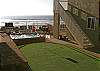 Putting green and spa