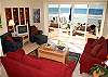 Living room right at beach level! Opens up onto beachfront patio with spa