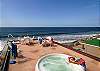 oceanfront rooftop deck with spa