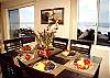 Ocean facing unit, dining area