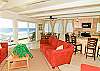 Living room with ocean views